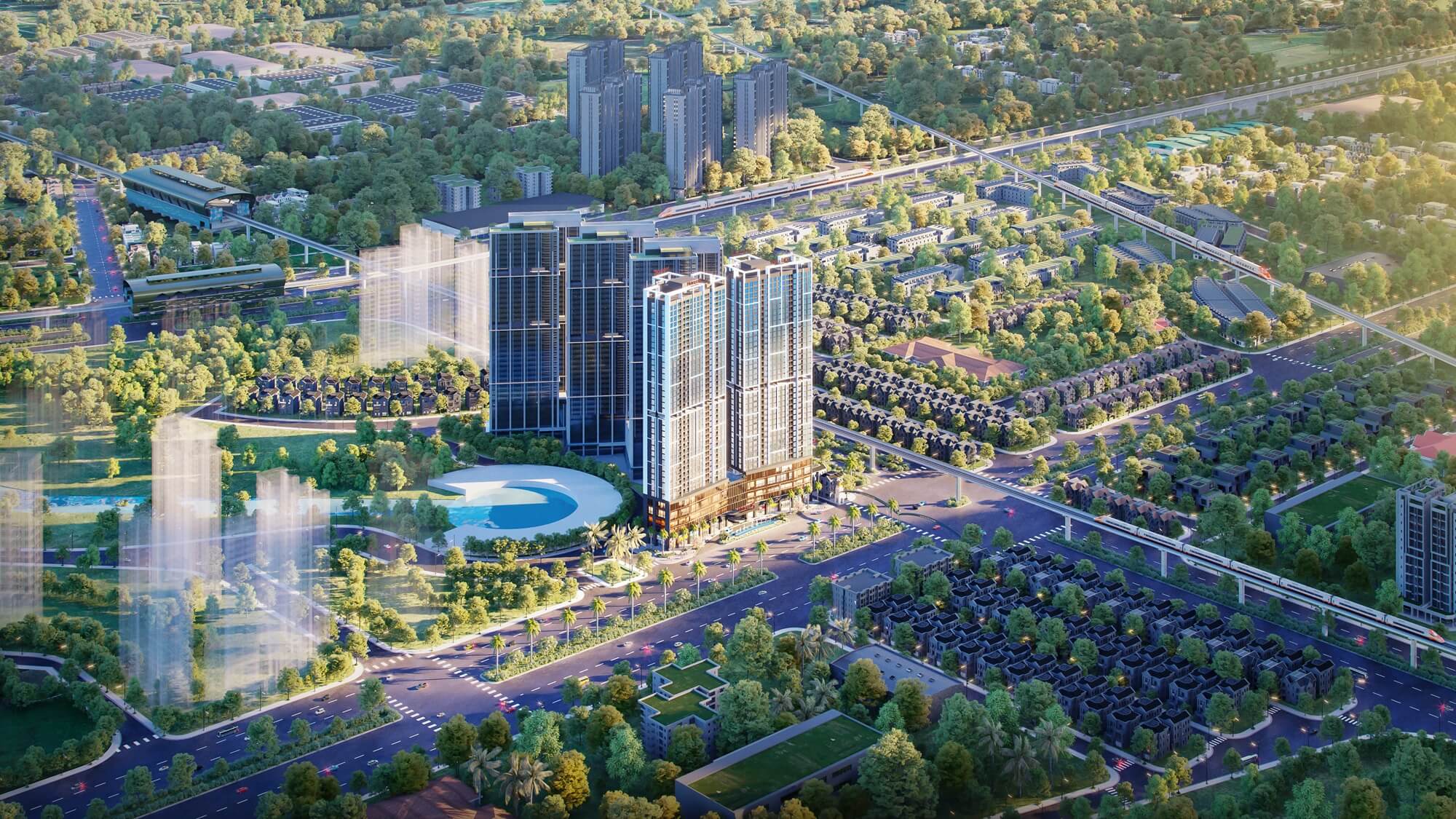 Phối cảnh Metropoli5 Nam An Khánh